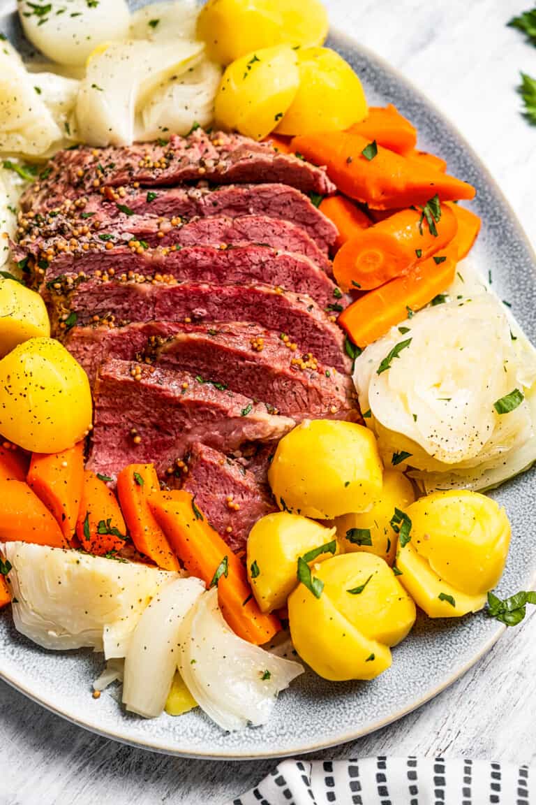 Corned Beef And Cabbage Recipe Diethood 