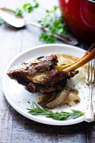 Balsamic Braised Lamb Shanks | Lamb Recipe for Easter