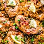 One Pan Chicken Piccata Recipe with Rice