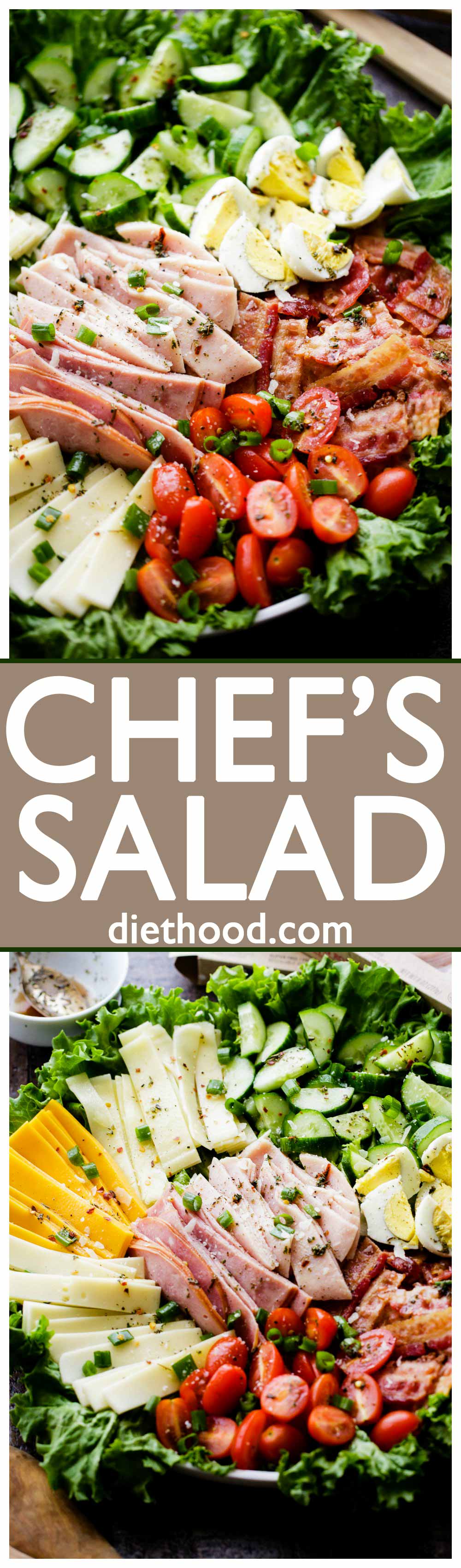 Chef Salad Recipe Perfect Work Lunch Or Main Dish Salad Recipe 8828