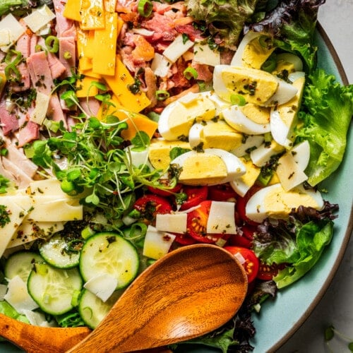 CHEF SALAD RECIPE- How to Prep a Week of Chef Salads at One Time