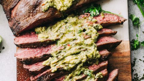 Grilled Flank Steak With Chimichurri Recipe