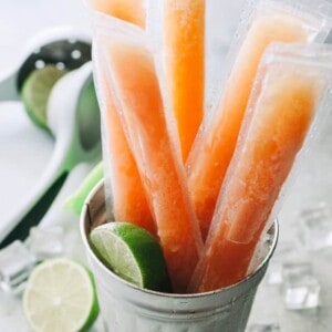 Bahama Mama Ice Pops - Refreshing, boozy treats made with pineapple juice, orange juice, and rum!