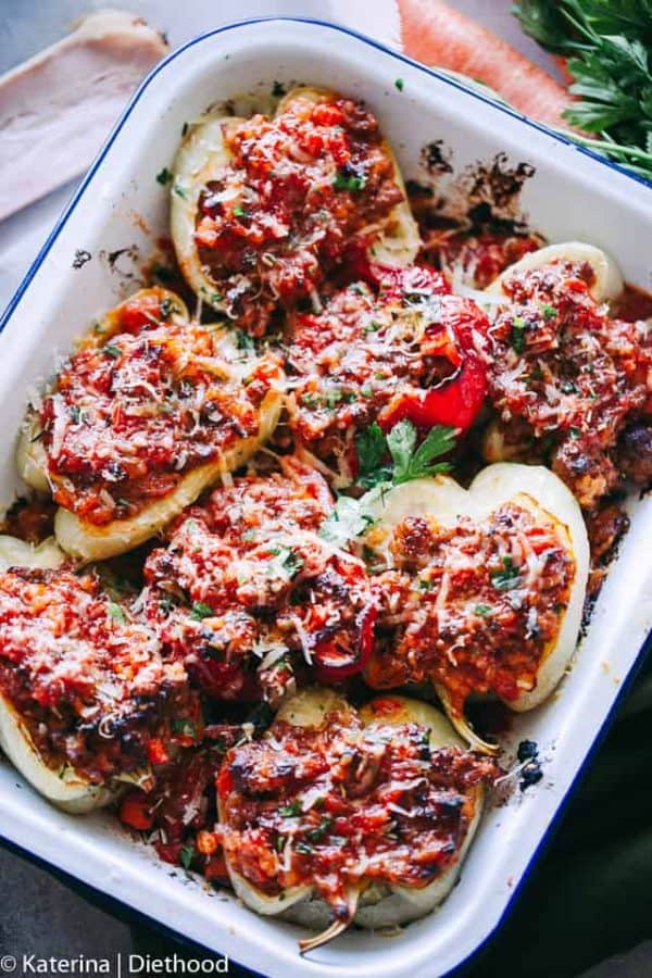 Bolognese Stuffed Peppers Recipe | Flavor-Filled Stuffed Bell Peppers