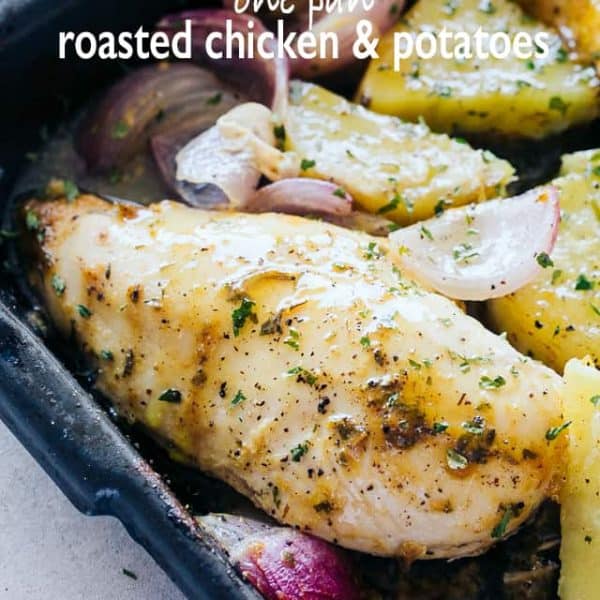 One Pan Roasted Chicken and Potatoes Honey Mustard Chicken Recipe