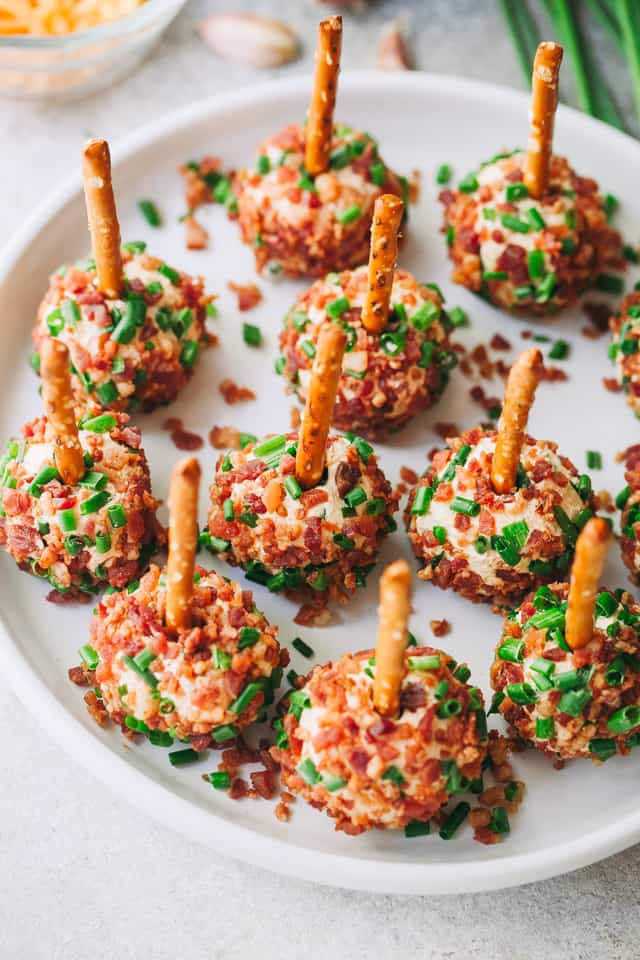 Bacon and Chives Cheese Balls
