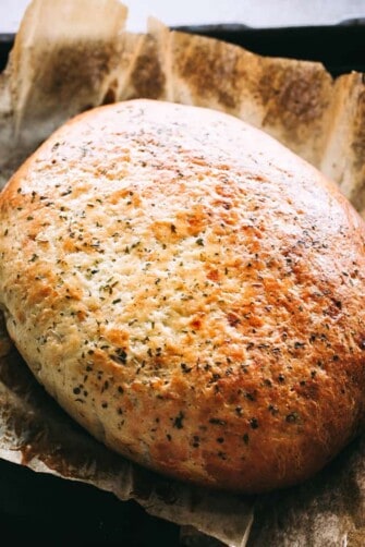 No-Rise Slow Cooker Basil Pesto Bread Recipe | How to Make Bread
