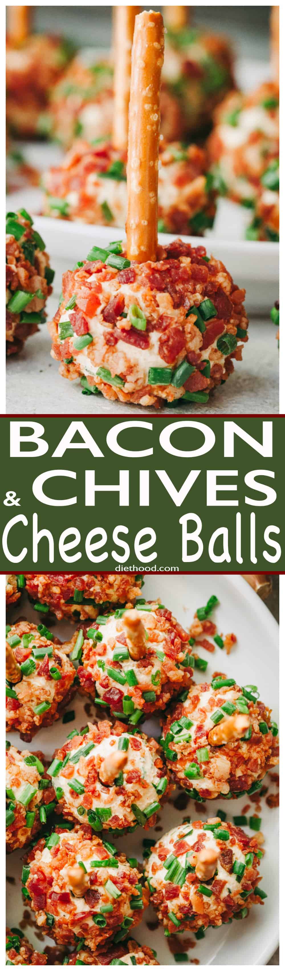 Bacon and Chives Cheese Balls Recipe | A Fun Bite-Size Appetizer Idea