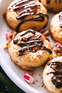 Salted Caramel Thumbprint Cookies | Christmas Cookies Recipe