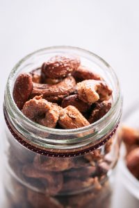 Vanilla Spiced Nuts Recipe - Sweet, crunchy and absolutely irresistible nuts coated with a perfect blend of spice and vanilla.
