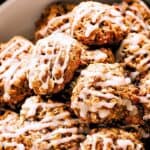 Apple Oatmeal Cookies Pinterest image.