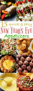 15 Quick and Easy New Year's Eve Appetizers - Ring in the New Year with some of our best party-worthy quick and easy appetizers!