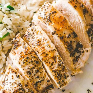 Easy Baked Chicken Breasts Recipe - Tender and juicy, perfectly baked chicken breasts! The one and ONLY method and recipe you will need for baked chicken.