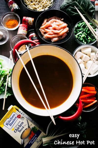 Easy Chinese Hot Pot Recipe Homemade Chicken Hot Pot 9625