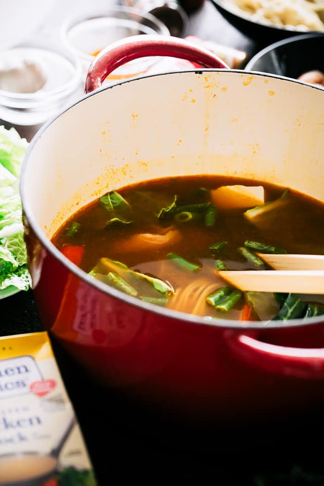 Easy Chinese Hot Pot Recipe - Homemade Chicken Hot Pot