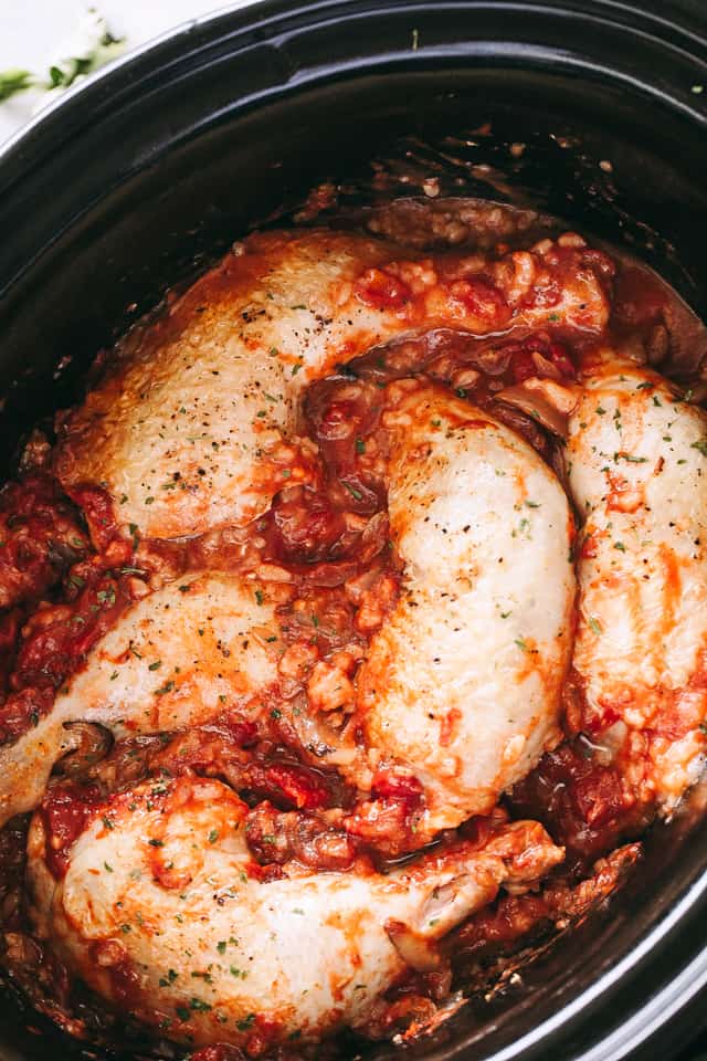 Cozy Slow Cooker Chicken and Rice | Diethood