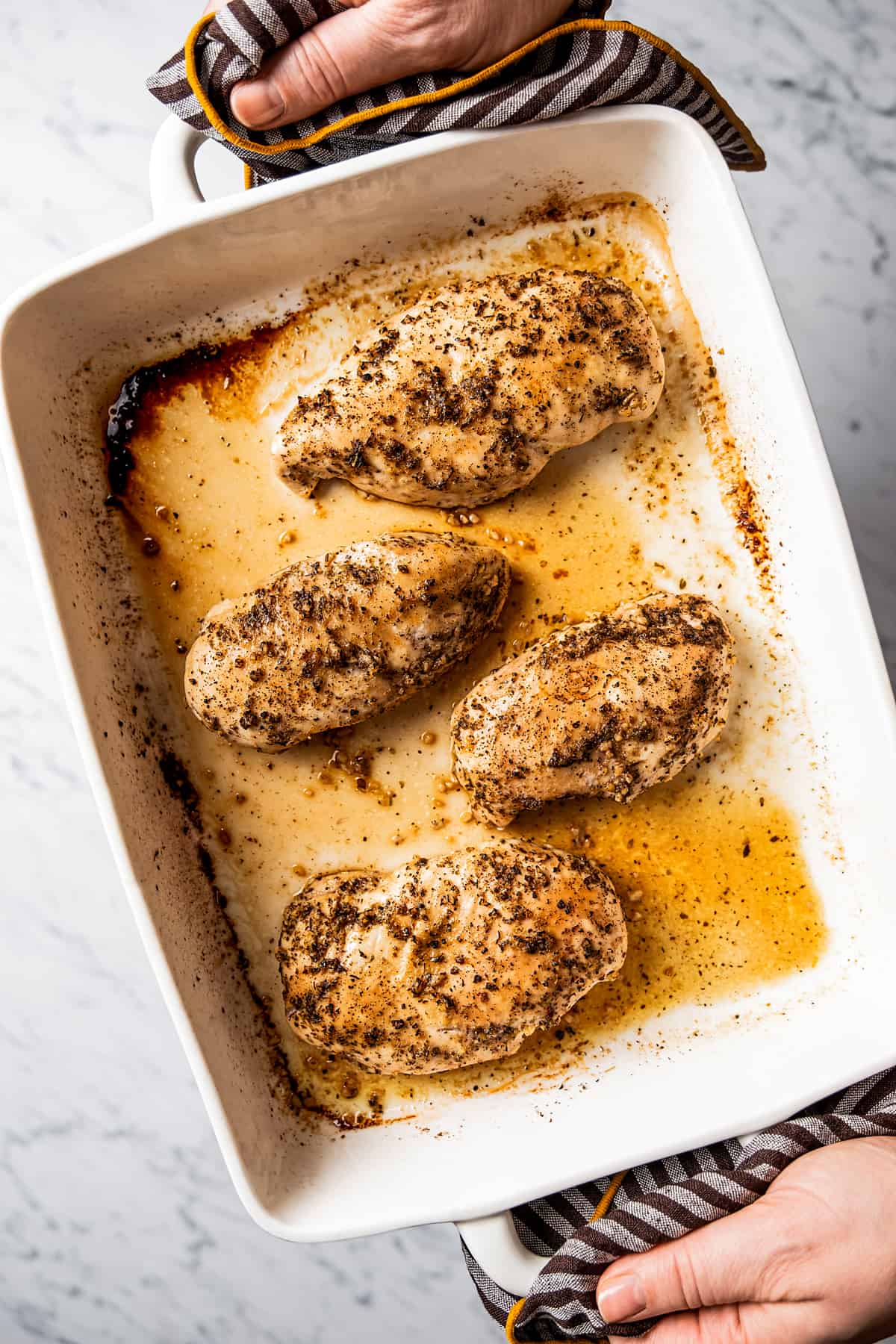 Easy Garlic Chicken Roasted in a Bag in the Oven - Searching for Spice