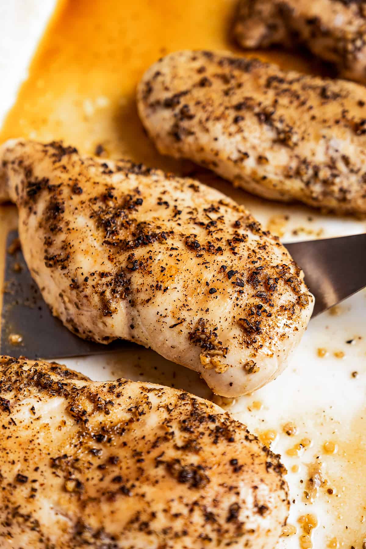 Baked Chicken in Parchment Paper - Bottom Left of the Mitten