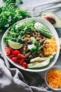 instant pot burrito bowls, ground turkey, burritos