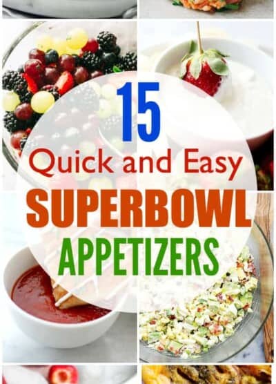 Easy Superbowl Appetizers