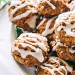 Carrot Cake Oatmeal Cookies Recipe - Irresistible, soft and chewy oatmeal cookies bursting with carrot cake flavor, are super easy to make and taste amazing!