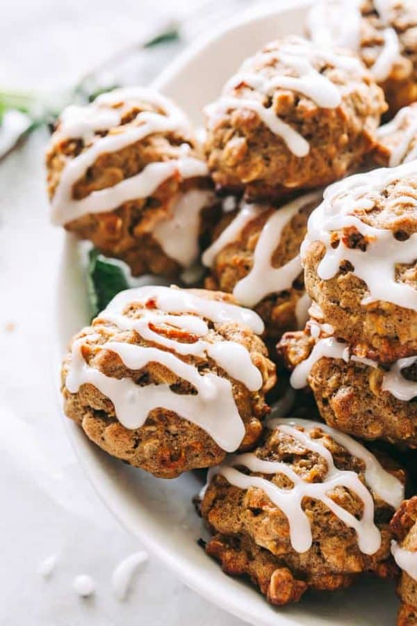 Carrot Cake Oatmeal Cookies Healthy Oatmeal Cookies Recipe