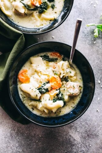 Chicken Tortellini Soup (Instant Pot Recipe)