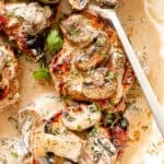 Skillet Pork Chops in Creamy Mushroom Sauce Recipe