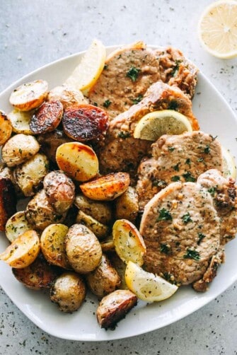 Baked Pork Chops and Potatoes | Diethood