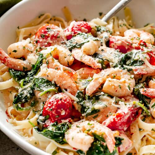 Creamy Shrimp Fettuccine | Quick & Easy Shrimp Pasta Recipe