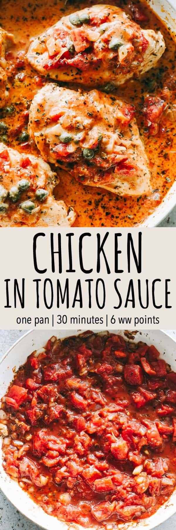 Chicken in Tomato Sauce | Diethood