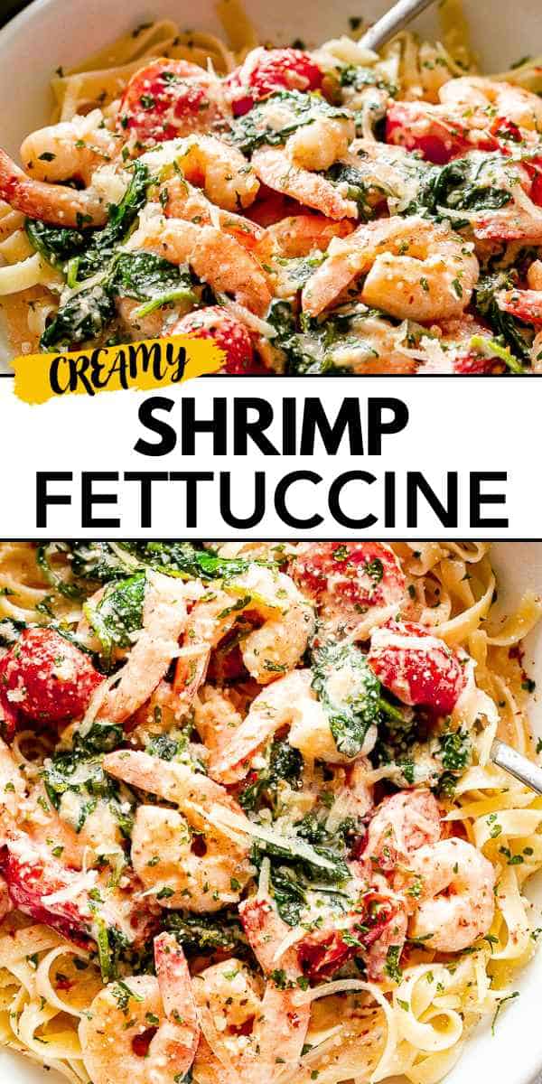 Creamy Shrimp Fettuccine | Quick & Easy Shrimp Pasta Recipe