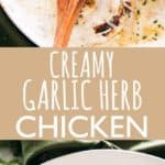 Creamy Garlic Herb Chicken Breasts Recipe | Easy Chicken Dinner Idea