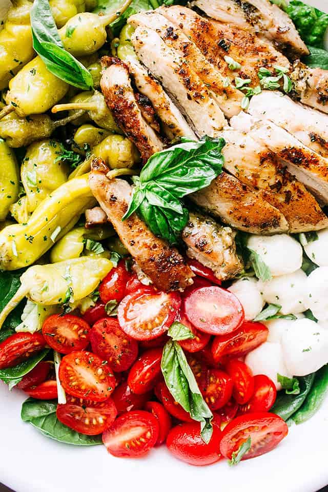 Grilled Pesto Chicken Salad