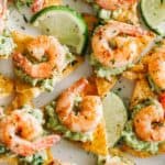 Cajun Shrimp & Guacamole Tortilla Bites | Easy Shrimp Appetizer Recipe