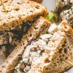 Creamy Dill Chicken Salad with Nuts and Cranberries