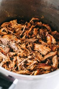 Instant Pot Barbecue Pulled Pork - Tender and juicy, quick and easy to make barbecue pulled pork prepared in the Instant Pot! 