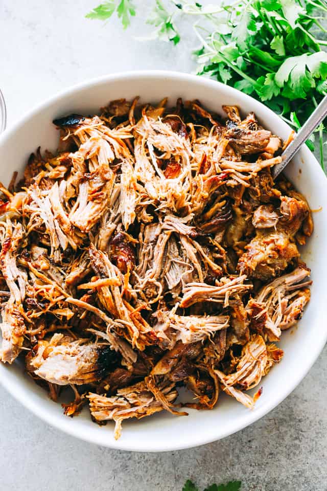 Instant Pot Barbecue Pulled Pork - Tender and juicy, quick and easy to make barbecue pulled pork prepared in the Instant Pot! 