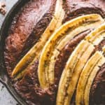 Skillet Chocolate Banana Bread Recipe | Easy Chocolate Banana Bread!
