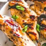 Chicken Satay Skewers with Peanut Sauce | Easy Grilled Chicken Recipe