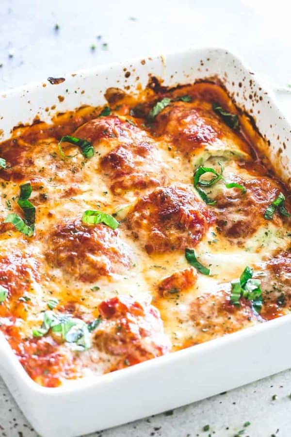 Zucchini Lasagna Roll Ups | Low-Carb Zucchini Lasagna Recipe