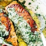 Stuffed Salmon with Spinach and Artichoke Dip | Easy Salmon Recipes