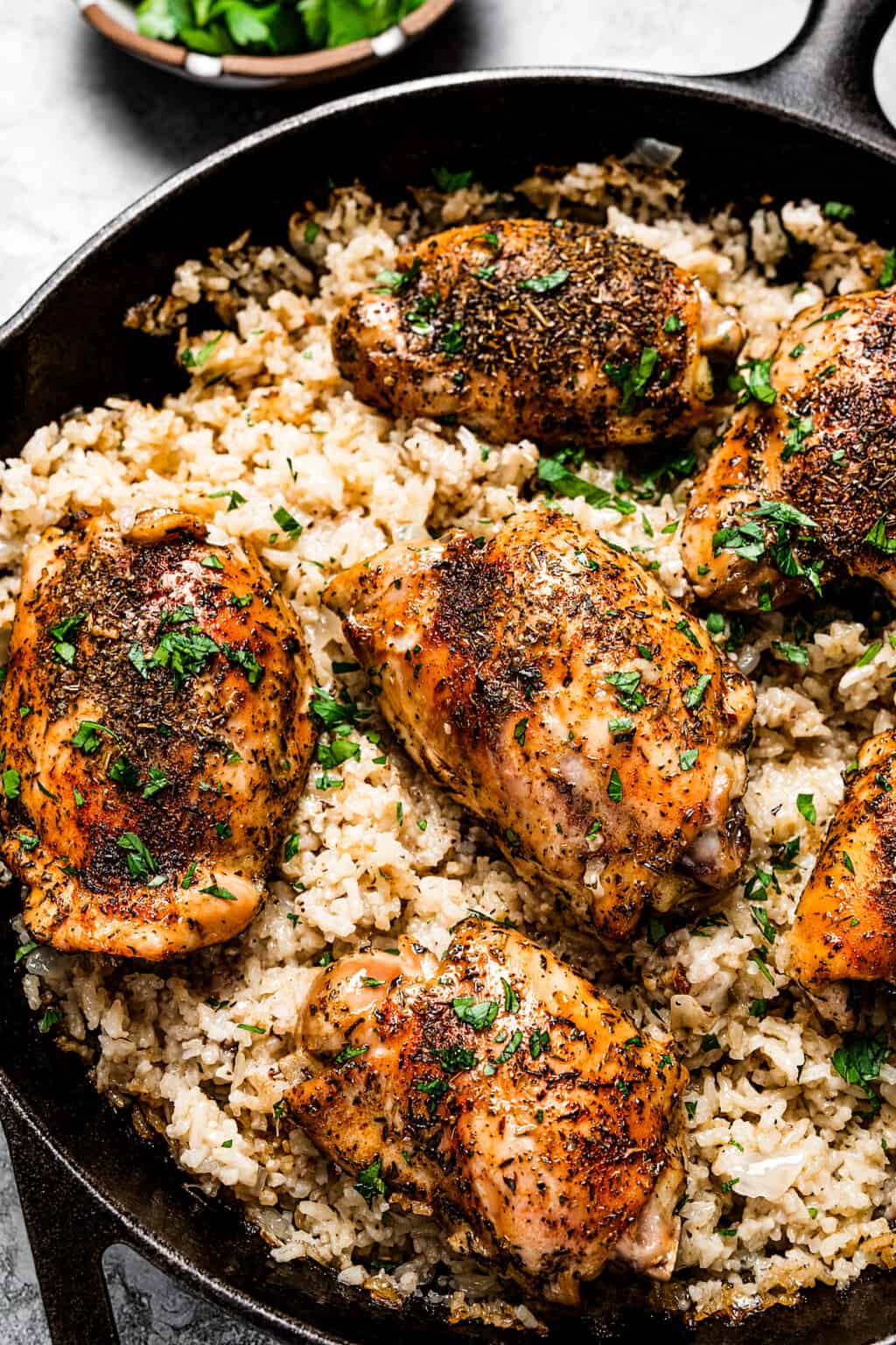 Garlic Butter Chicken With Rice Diethood 4358