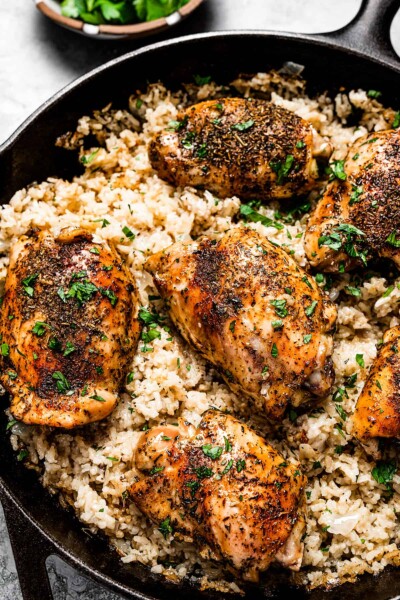 Garlic Butter Chicken with Rice | Diethood