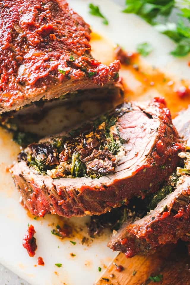 Stuffed Flank Steak Recipe | MUST TRY! Easy Steak Dinner ...