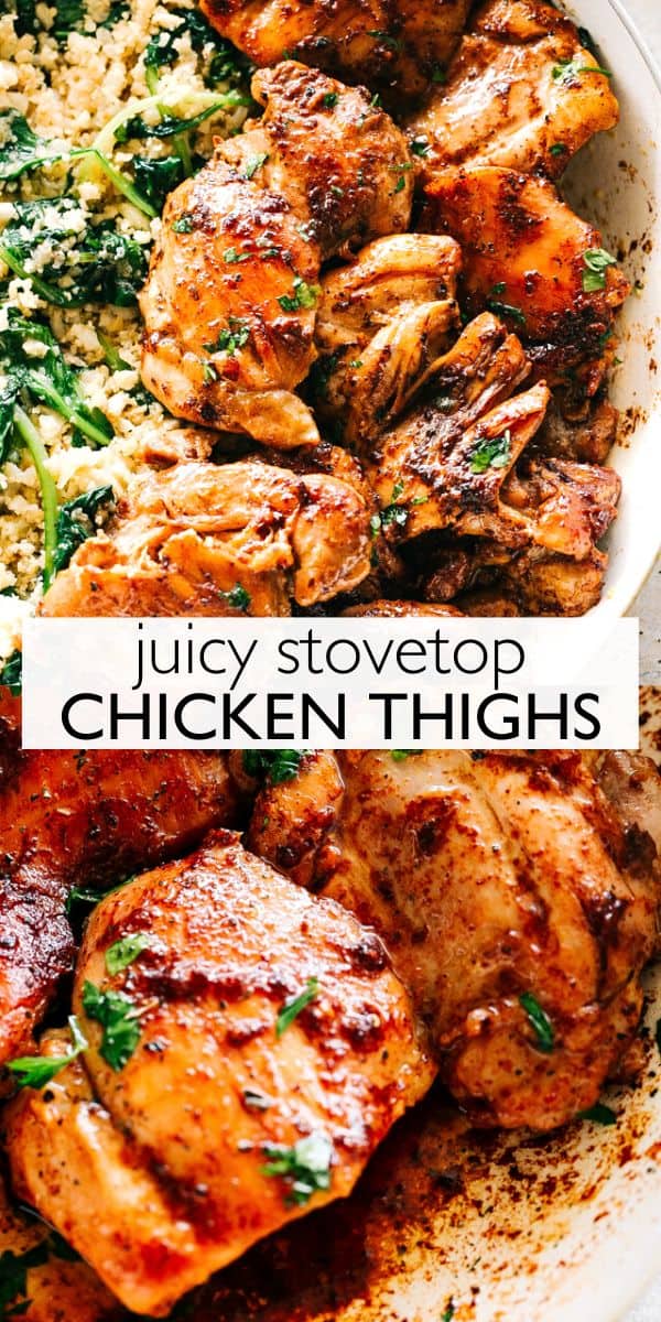 Stove Top Chicken Thighs Recipe | Diethood