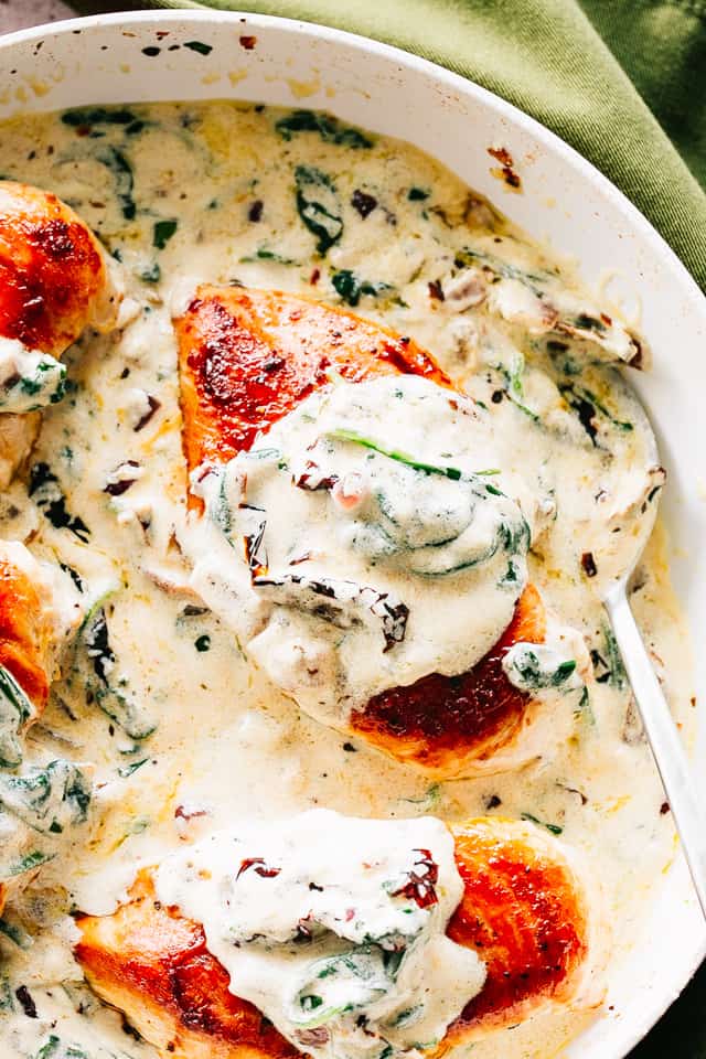 Creamy Keto Tuscan Chicken Recipe | Diethood