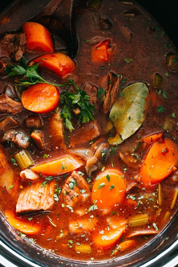 Slow Cooker Beef Stew Recipe | Diethood