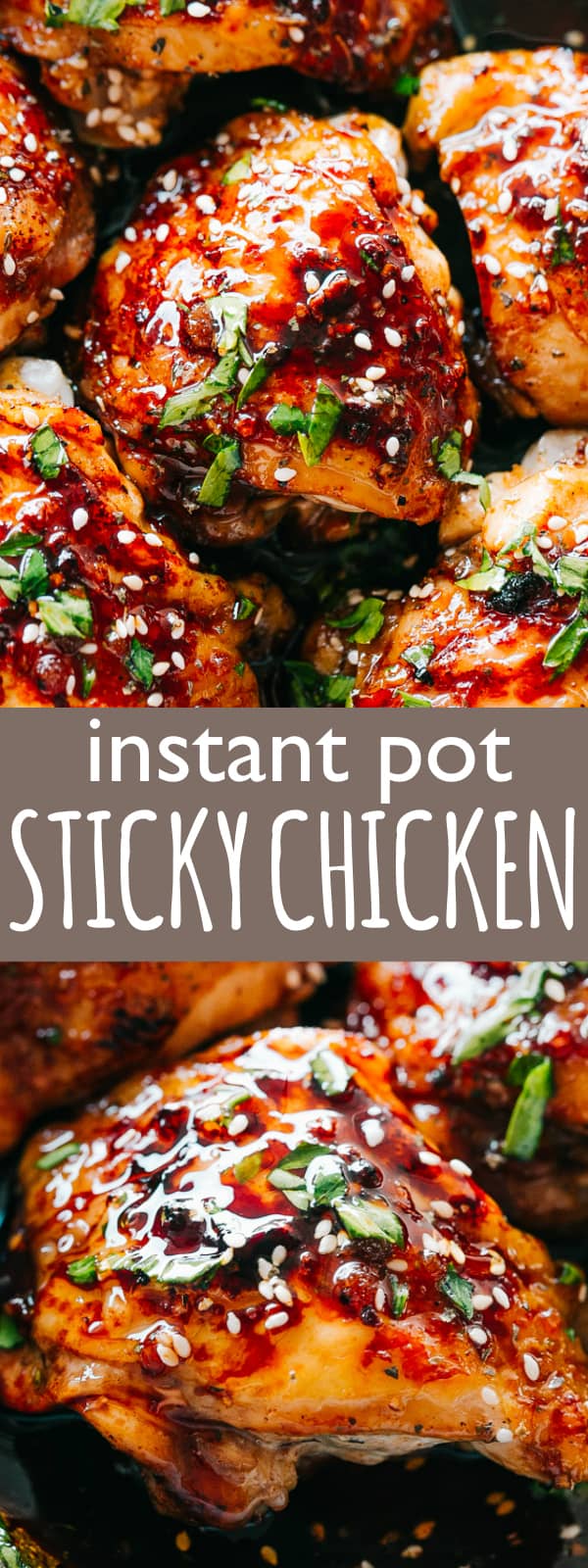 Easy Instant Pot Sticky Chicken Thighs Recipe | Diethood