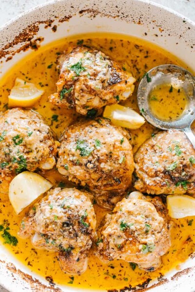 Instant Pot Lemon Butter Chicken Thighs Easy Keto Chicken Recipe